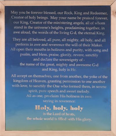 Remembering the creation.